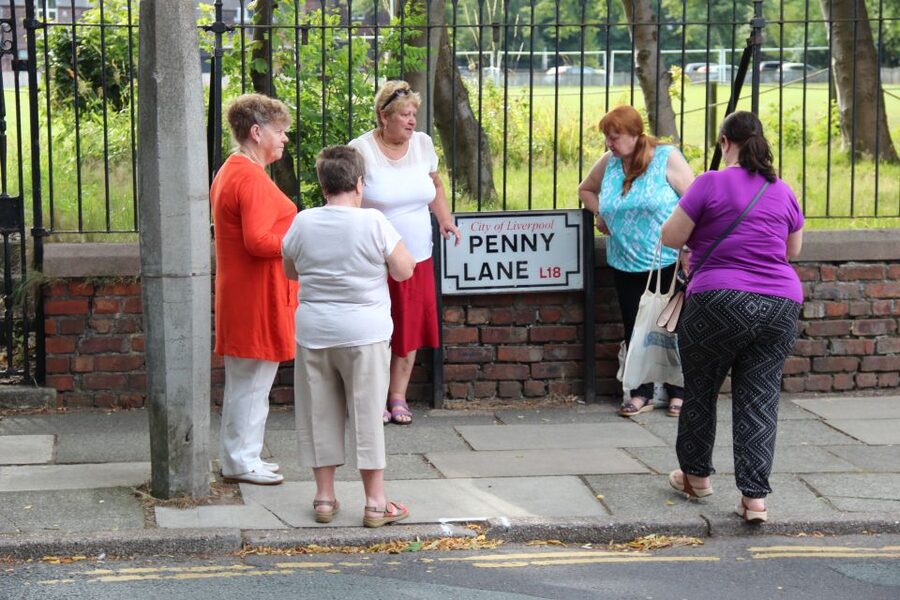 Liverpool: Private Beatles Tour - Penny Lane, where the song meets the street