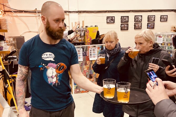 Liverpool's Brewery Bus Tour– 4 Breweries, 12 x Craft Beer & Food - Four things that make this Liverpool beer tour different