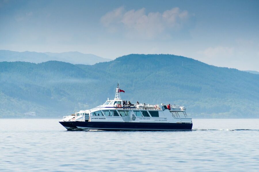 Loch Ness: Urquhart Castle Round-Trip Cruise - The boat, seating, and onboard comfort