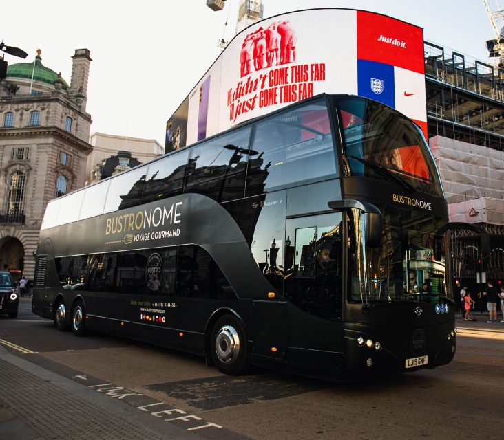 London: 4 Course Lunch Tour by Luxury Coach Bustronome - Wine pairing and drinks