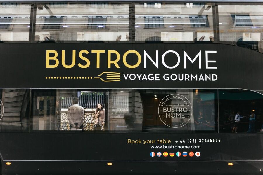 London: 6-Course Gourmet Dinner on a Luxury Coach - Night views, Christmas lights, and the glass roof
