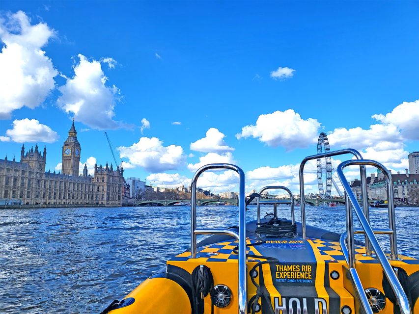 London: 70-Minute Thames Barrier Speedboat Tour - St. Paul’s, Shakespeare’s Globe, and The Shard