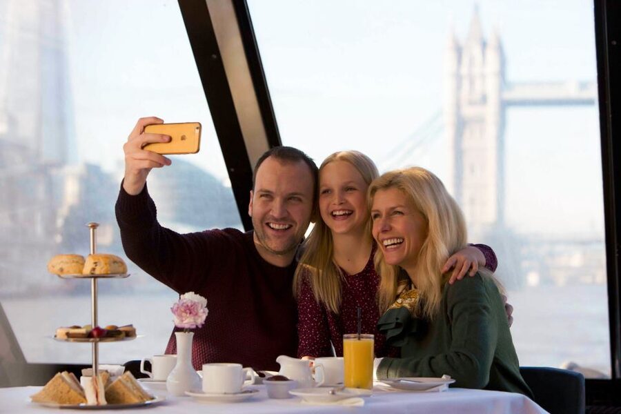 London: Afternoon Tea Cruise on the River Thames - Tate Modern, the London Eye, and Parliament