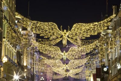 London by Night Bus Tour with Christmas Lights and Live Guide