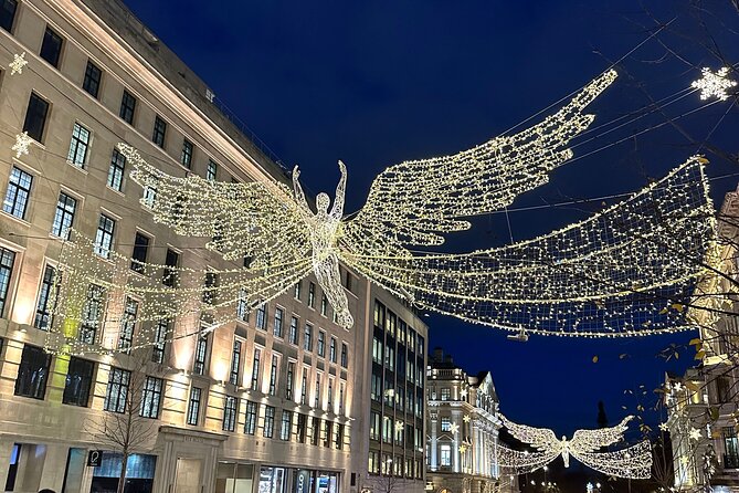 London Christmas Lights Guided Tour With Christmas Music - Neal’s Yard and the best photo pause