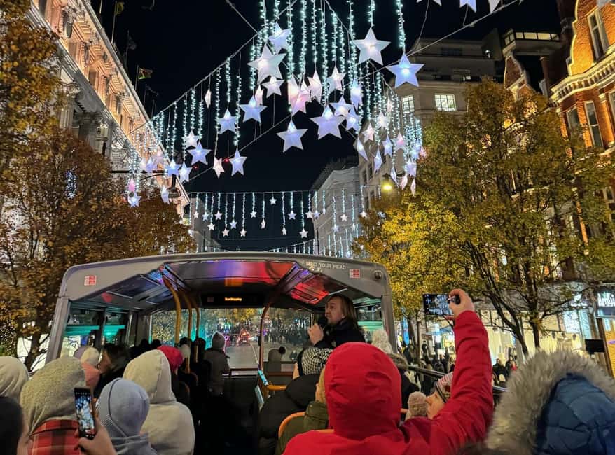 London: Christmas Lights Nighttime Bus Tour with Live Guide - Key points to know before booking