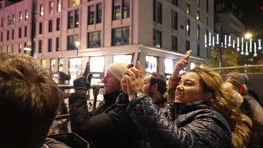 London: Christmas Lights Nighttime Bus Tour with Live Guide - The Strand and Aldwych bring the history