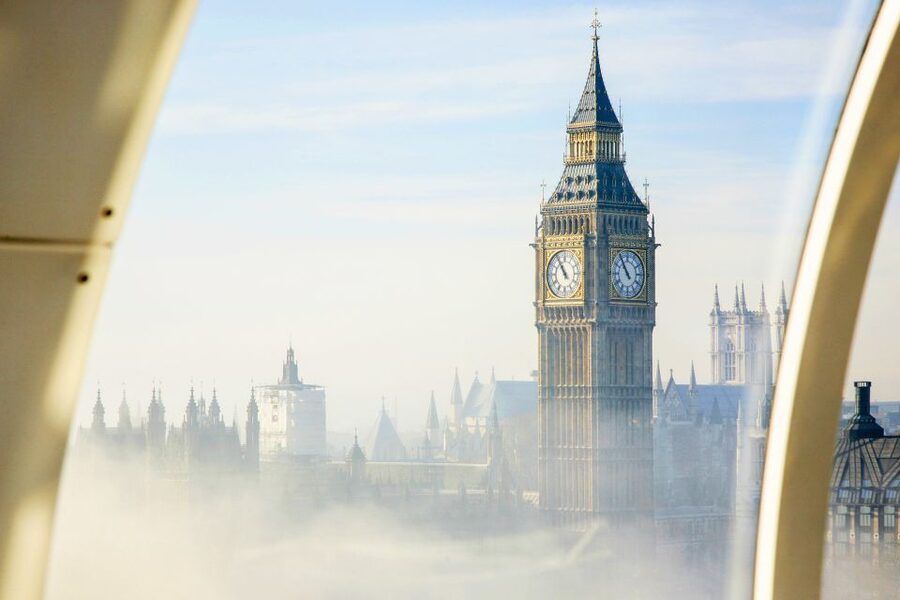 London: Full-Day London Bus Tour - The London Eye option and its high views