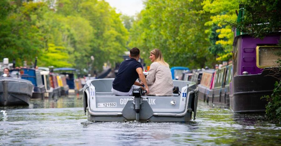 London: GoBoat Rental for Regent's Canal & Paddington Basin - Regent’s Canal at a relaxed 4 mph