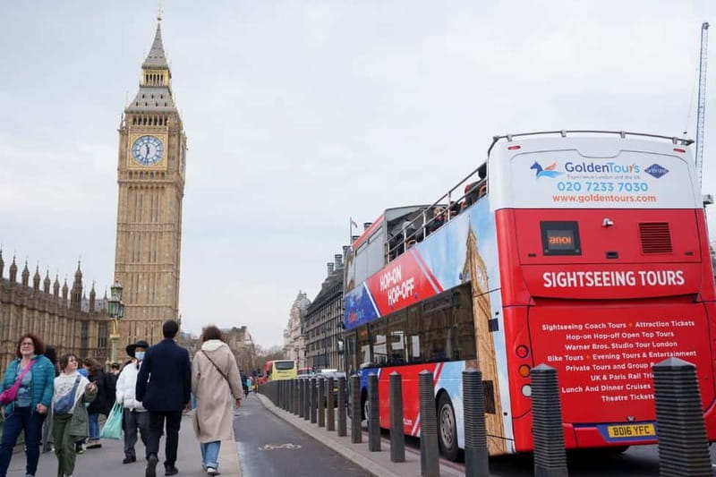 London: Golden Tours Gray Line Hop-on Hop-off Bus Tour - St Paul’s Cathedral, the Tower, and Tower Bridge