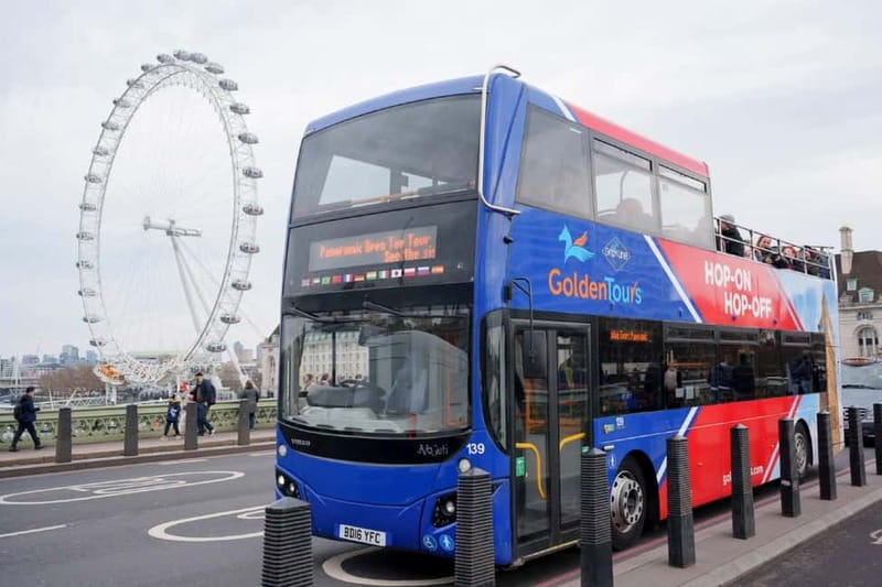 London: Golden Tours Gray Line Hop-on Hop-off Bus Tour - Blue Route: the main central London circuit