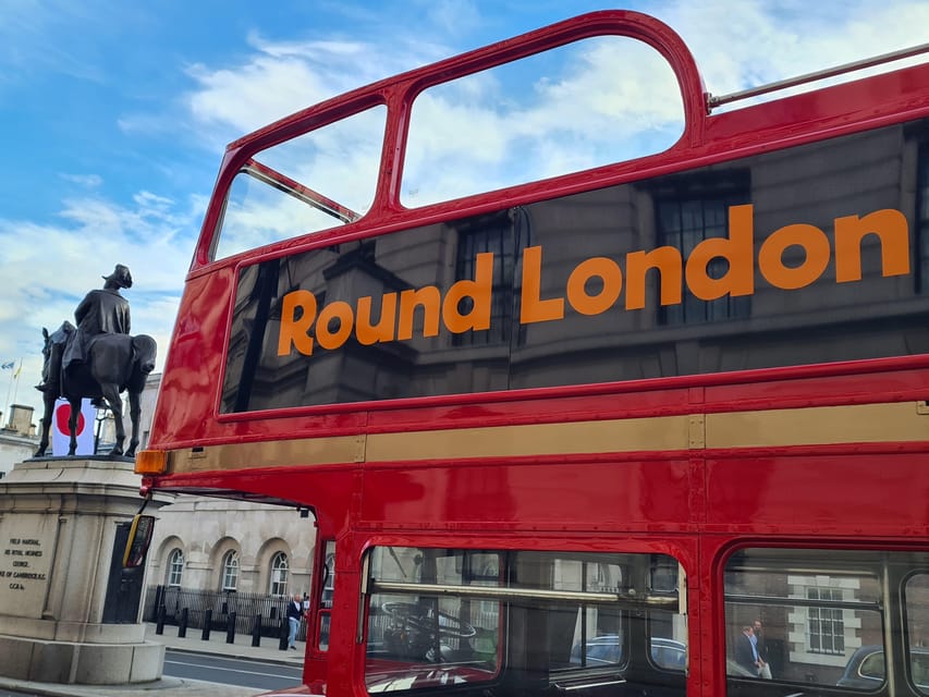 London: Guided Sightseeing Tour on a Vintage Open-Top Bus - Five things to know before you board
