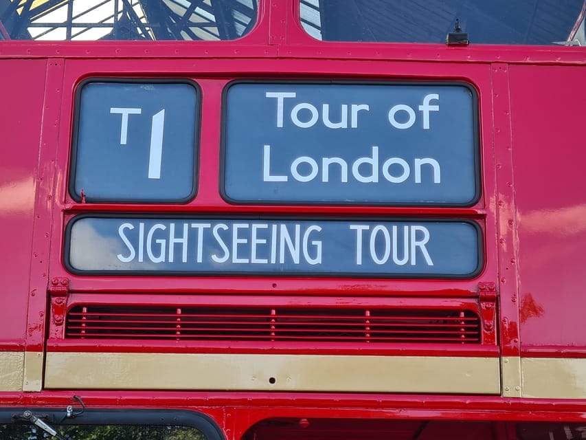 London: Guided Sightseeing Tour on a Vintage Open-Top Bus - The London Eye, Big Ben, and Westminster