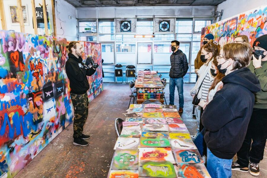 London: Half-Day Street Art Tour and Workshop - Making your own stencil at 19 Hessel Street