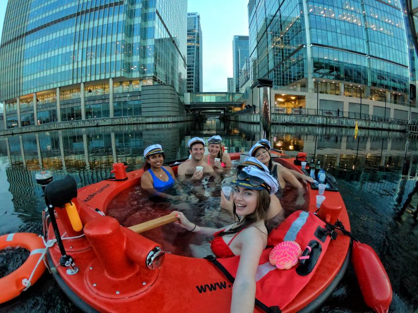 London: Hot Tub Boat Guided Historical Docklands Cruise - The Docklands story behind the water