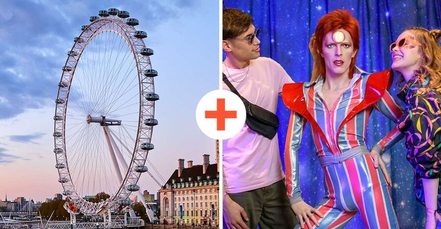 London: London Eye and Madame Tussauds Combo Ticket - Best views and best time to ride