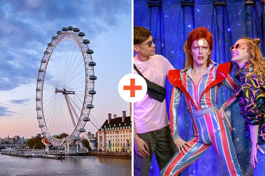 London: London Eye and Madame Tussauds Combo Ticket - Crowds inside Madame Tussauds