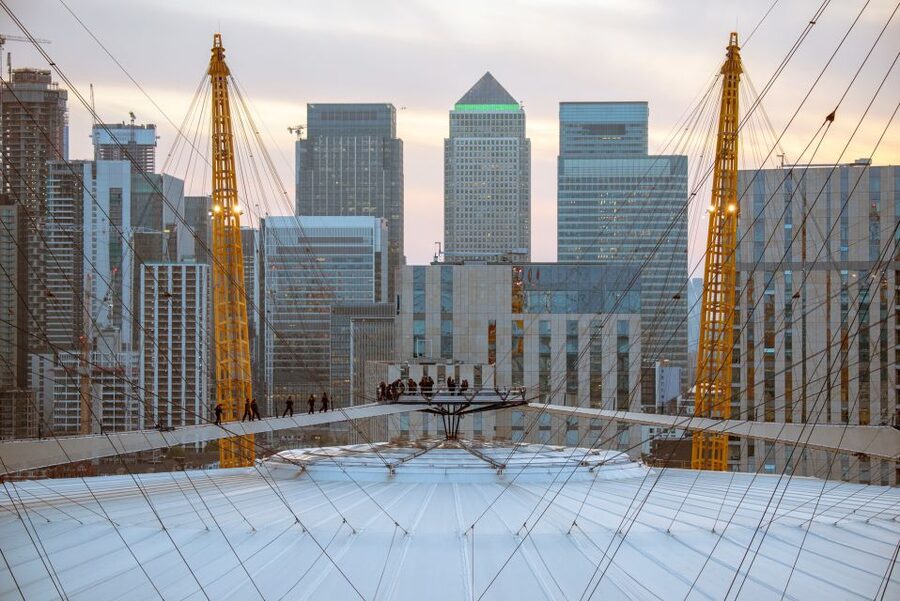 London: O2 Arena Rooftop Climbing Experience - Walking the roof instead of climbing a tower