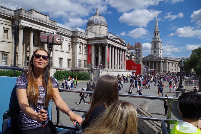 London Panoramic Open Top Bus Tour with Audio Guide - The London Eye and the River Thames