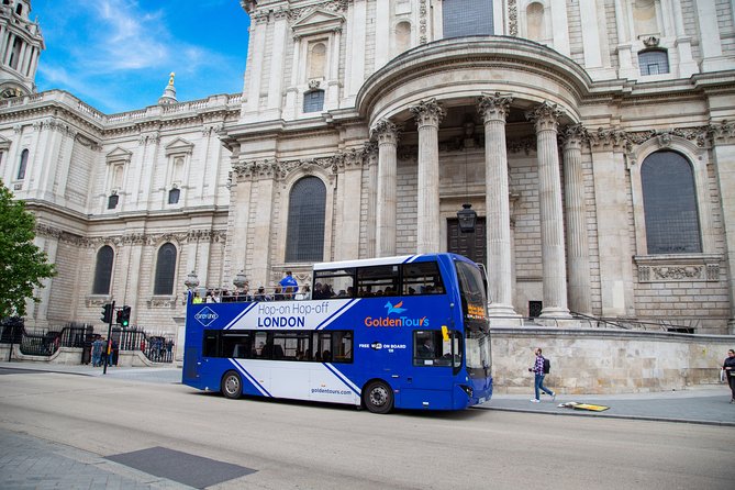 London Panoramic Open Top Bus Tour with Audio Guide - Buckingham Palace from the bus