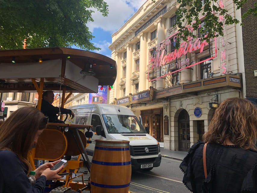 London: Piccadilly and Soho Beer Bike Tour - Rolling Through Soho With Music and Drinks