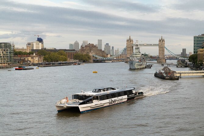 London Roundtrip Thames Cruise Uber Boat by Thames Clippers - Key points to know before you go