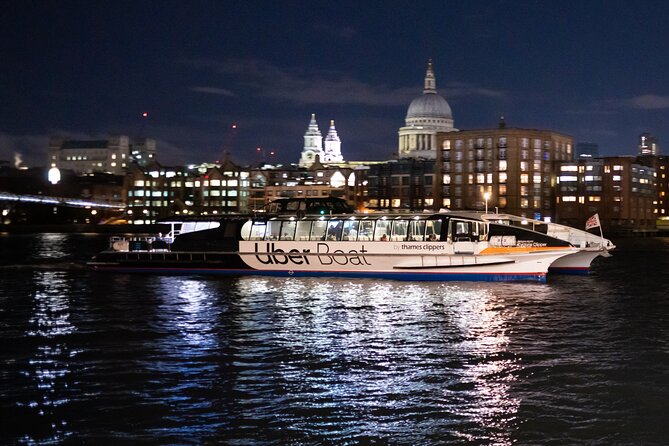London Roundtrip Thames Cruise Uber Boat by Thames Clippers - What the price means at $29.76