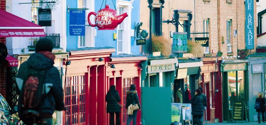 London: Self-Guided Notting Hill Walking Tour with an APP - Simon Close and Denbigh Terrace