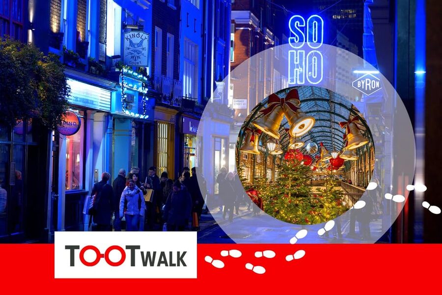London: Tootbus Christmas Lights Tour incl walking tours - Commentary, headphones, and the Tootbus app