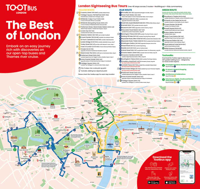 London: Tootbus Hop-on Hop-off with optional River Cruise - Price and overall value at $41.49