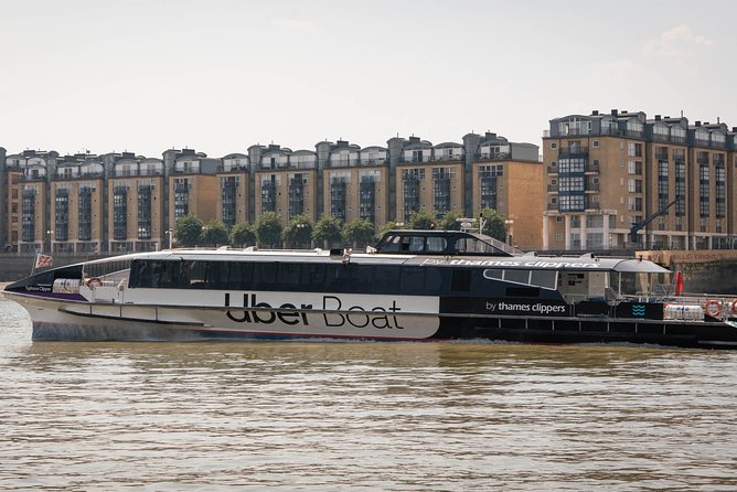 London: Uber Boat - Single Journey River Thames Cruise - From St. Paul’s to Tower Bridge