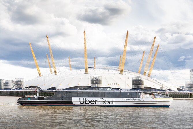 London: Uber Boat - Single Journey River Thames Cruise - South Bank sights from the water