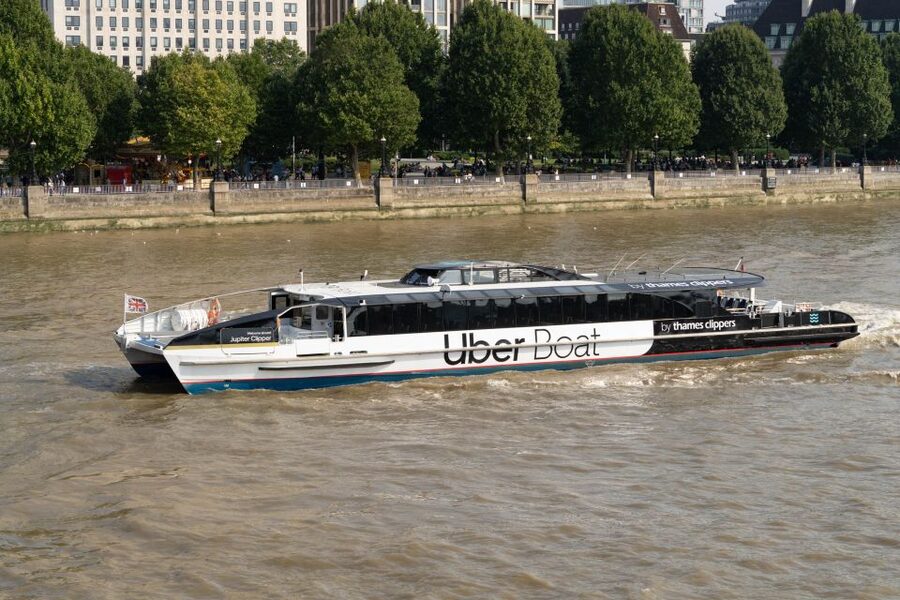 London: Uber Boat Single Trip and London Cable Car - The route to North Greenwich needs careful planning
