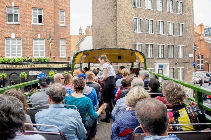 London: Vintage Bus Tour and London Eye Ticket - Riding a vintage Routemaster through central London