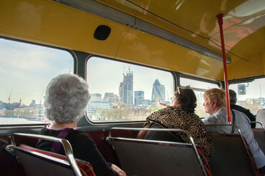 London: Vintage Bus Tour and London Eye Ticket - Westminster, Big Ben, and the seat of government