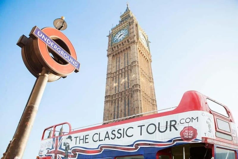London Vintage Bus Tour: Live Comedy Sightseeing Show - Starting at Northumberland Avenue