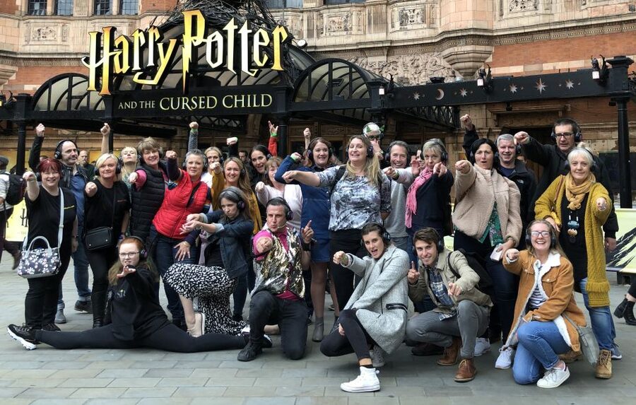 London West End Musical Silent Disco Walking Tour Top 1% - Prince Edward Theatre, Soho, and Sondheim Theatre