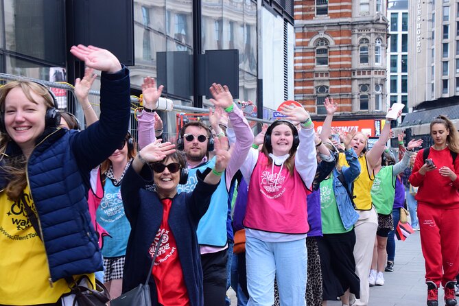 London West End Musical Silent Disco Walking Tour Top 1% Rated - Leicester Square brings comedy, movies, and The Time Warp