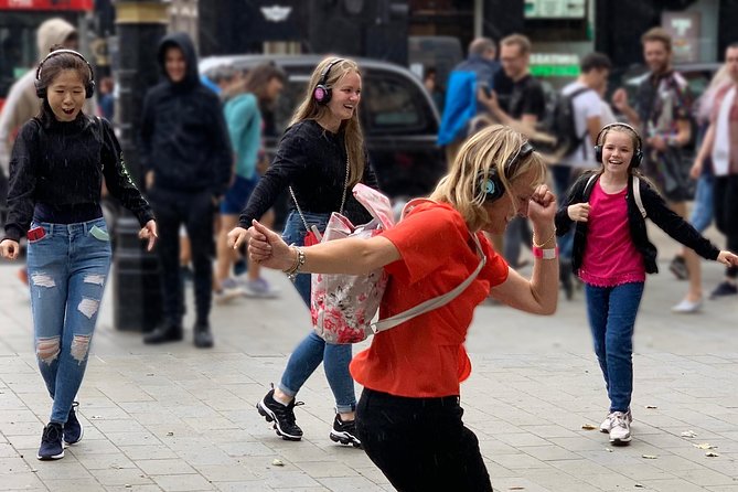 London West End Musical Silent Disco Walking Tour Top 1% Rated - Piccadilly Circus and the biggest singalongs