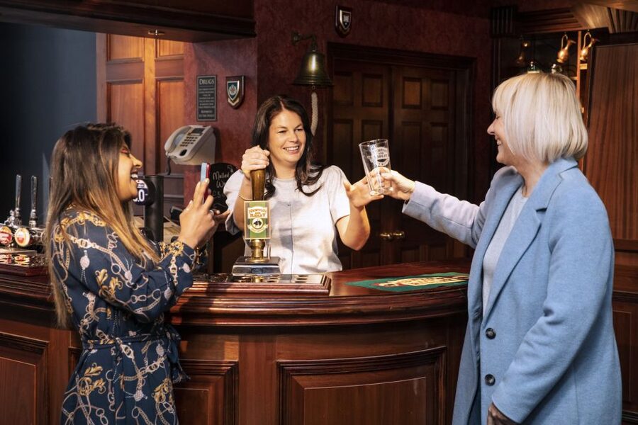 Manchester: The Coronation Street Experience - The Rovers Return, Roy’s Rolls, and the famous photo stops