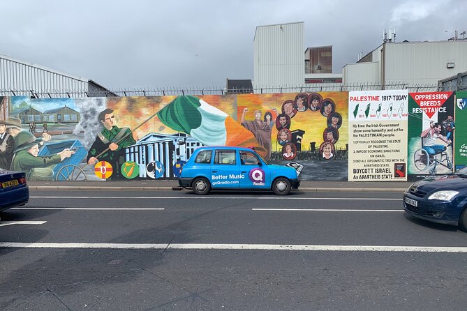 Original Drivers Belfast Taxi/Cab Tour 2 hour private adventure - International murals along Divis Street