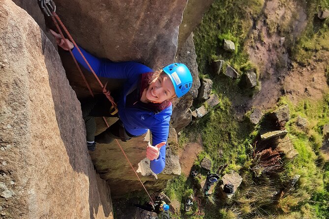 Outdoor Rock Climbing Taster Day in Peak District - Patient coaching for nerves and mixed abilities