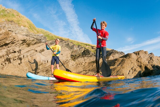 Paddleboarding Around Newquay's Coastline - Newquay Harbour and Newquay Bay from the water