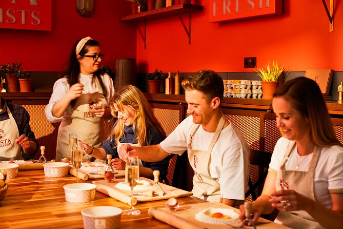 Pasta Making with Unlimited Prosecco in London's West End - From flour and dough to hand-shaped pasta