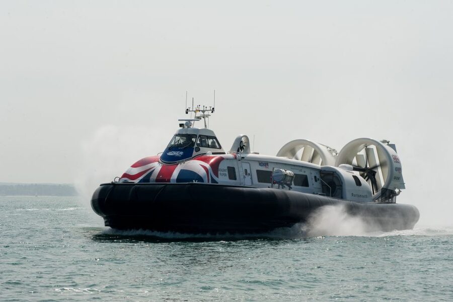 Portsmouth: Hovercraft Flight to the Isle of Wight - From Southsea to Ryde in about 10 minutes