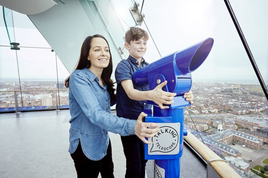 Portsmouth: Spinnaker Tower Ticket - The open-air Sky Garden at 110 metres