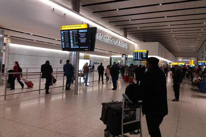 Private Arrival Transfer from Heathrow Airport to London - Meeting your driver inside Heathrow arrivals