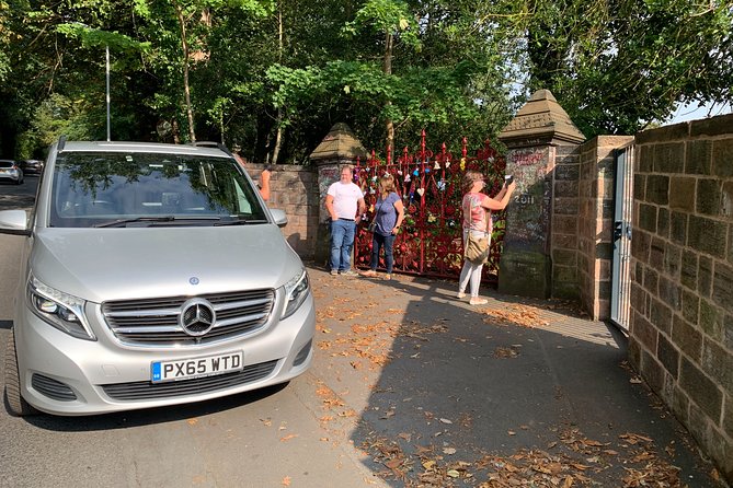 Private Beatles Car Tour, Penny Lane, Strawberry Field & childhood homes - Starting with the Beatles Statues at Pier Head