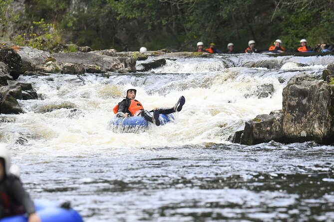 River Tubing in Perthshire - Cliff jumps before the main float