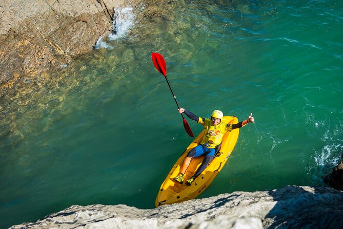 Sea Kayak Lesson & Tour in Newquay - Getting fitted for wetsuits, boots, helmets, and life jackets